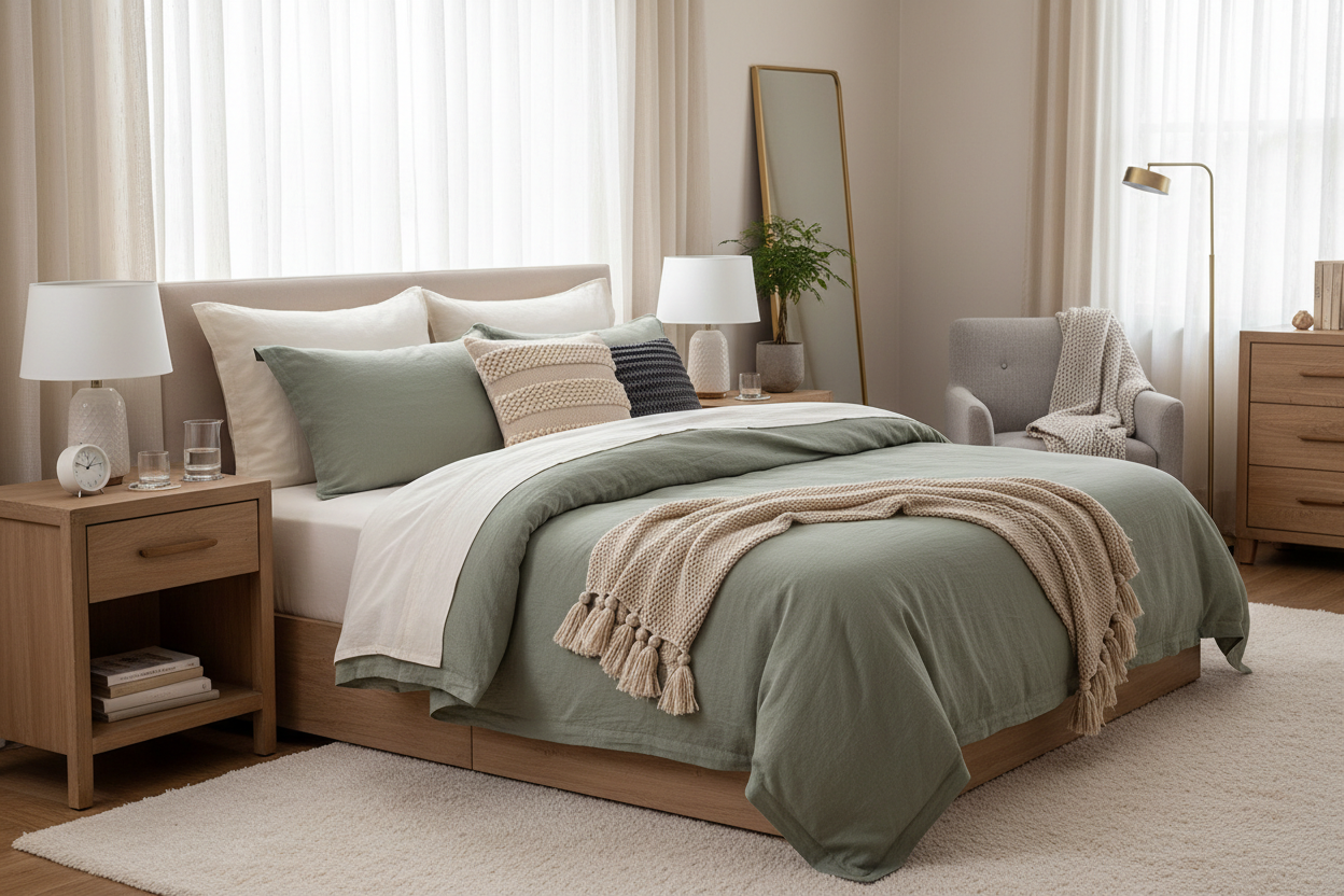 Bedroom Furniture & Human Bedding