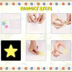200 Piece Luminous Star Wall Sticker