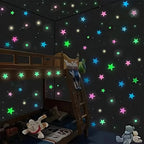 200 Piece Luminous Star Wall Sticker