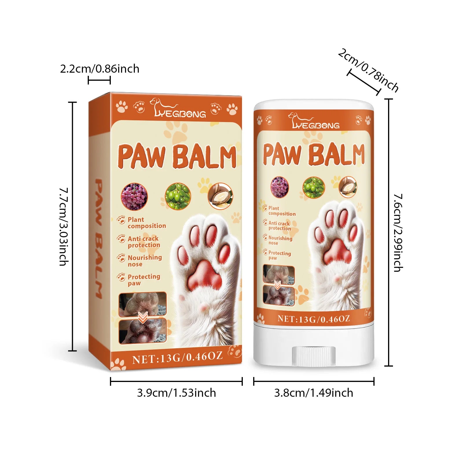 Anti-crack Paw Care Cream Moisturizing