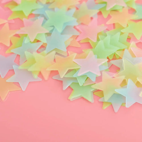 200 Piece Luminous Star Wall Sticker