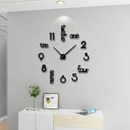 Frameless Large wall clock