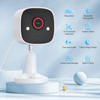 Indoor/Outdoor Security Cameras 2K HD Wireless Wi-Fi