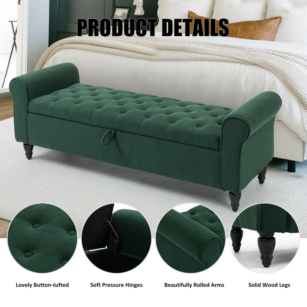 Upholstered Storage Bench