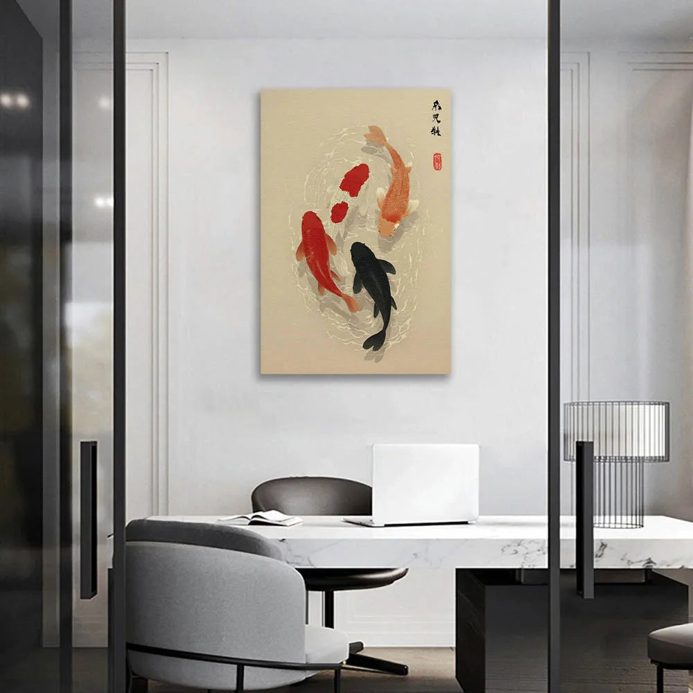 Japanese Koi Fish Poster
