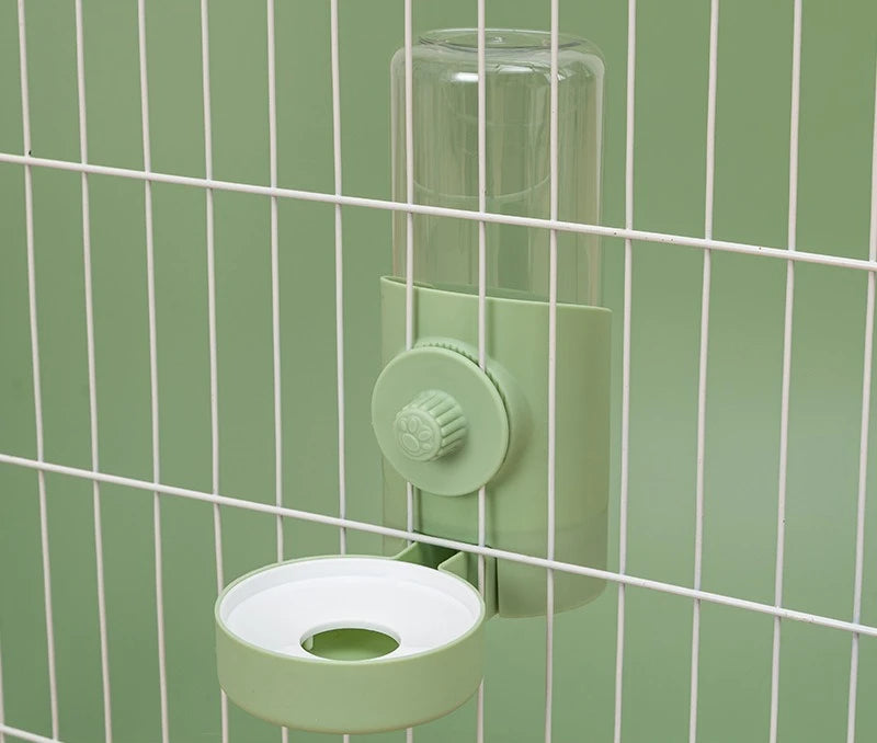 Hanging Automatic Pet Feeder with 30oz Bowl and 500ml Water Dispenser