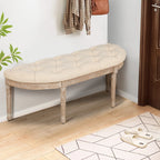 48" Halfmoon Entryway Bench