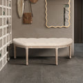 48" Halfmoon Entryway Bench
