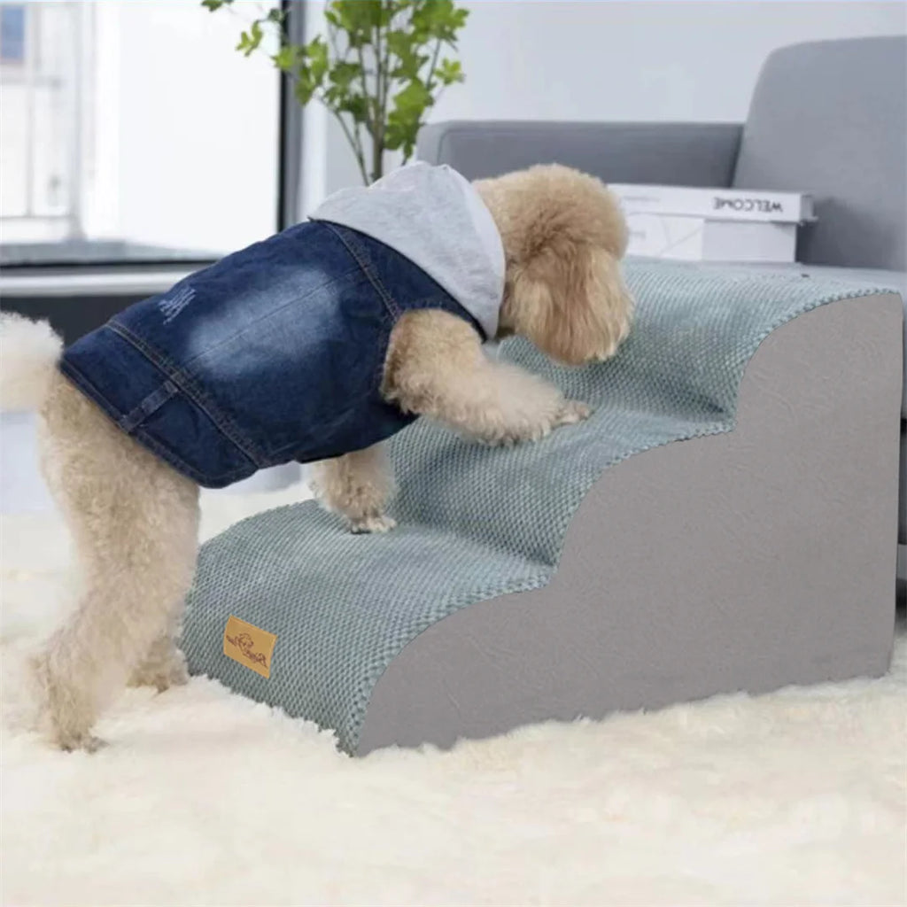 Pet Stairs for High Beds and Sofa Couch High-Density Sponge