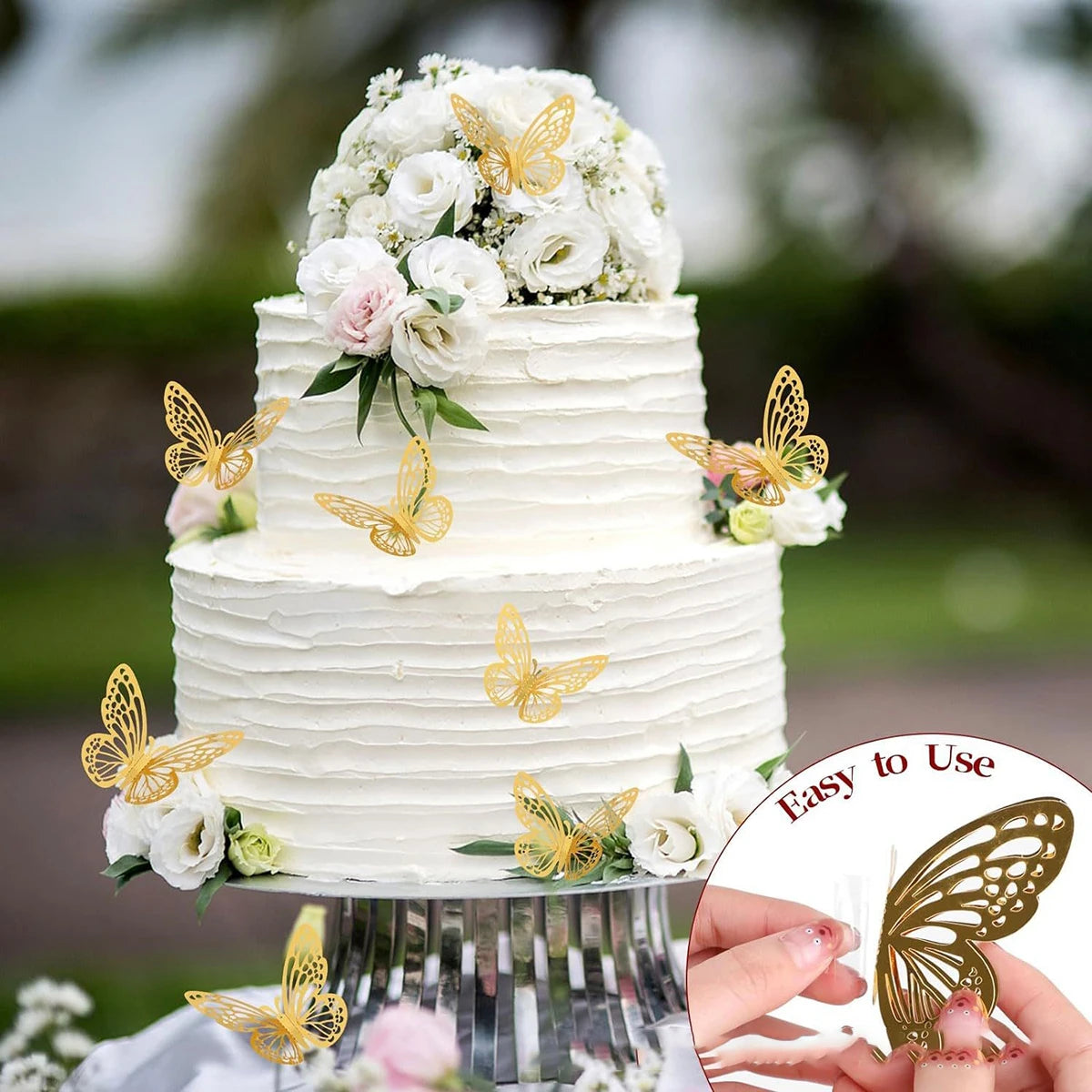 48pcs 3D Butterfly Wall Decor 4 Styles 3 Sizes