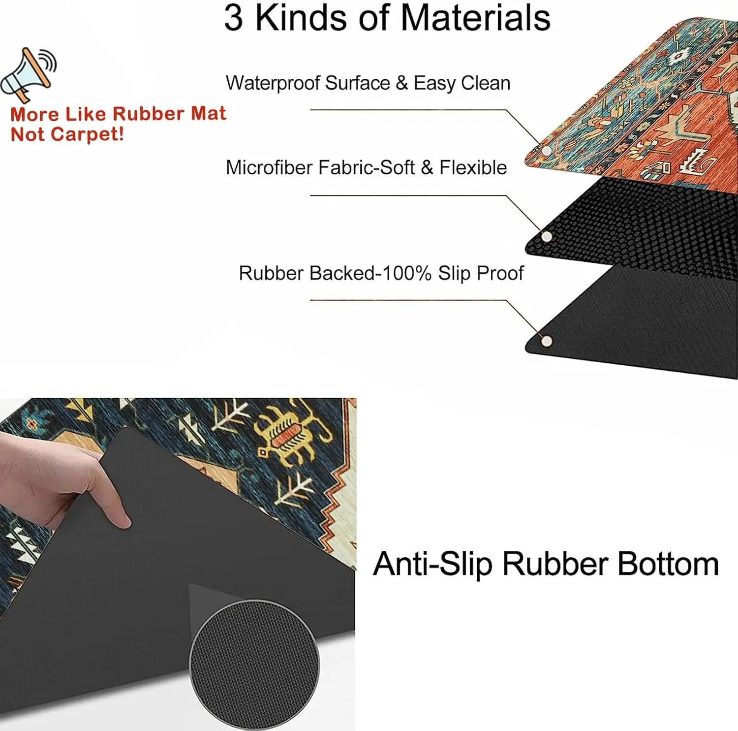 Non-Slip Stair Treads Set of 15