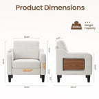 Chair with Foldable Side Table