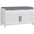 Entryway Bench with Cushion