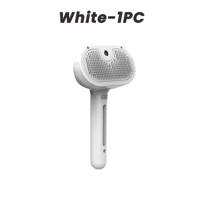 3 In 1 Pet Spray Grooming Comb, Steamy Floating One Click Hair Removal
