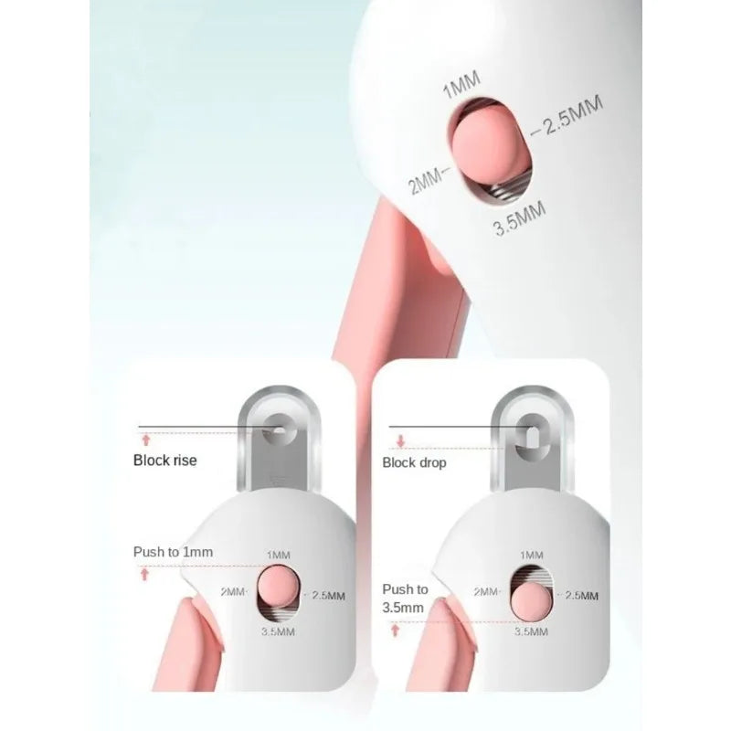 Professional Pet Nail Clippers with Adjustable Hole