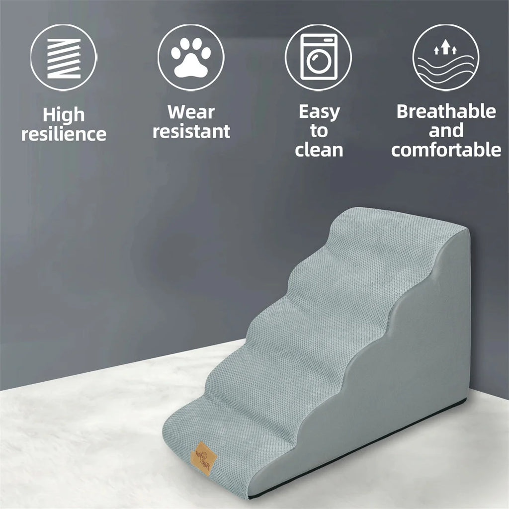 Pet Stairs for High Beds and Sofa Couch High-Density Sponge