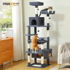 Large Cat Tree Tower With Scratching Posts.