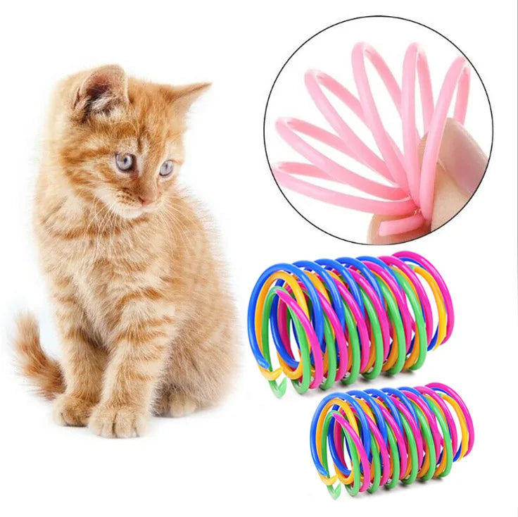 Coil Spiral Springs Cat Toys