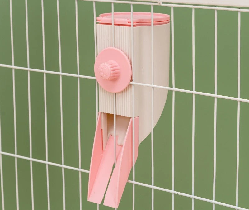 Hanging Automatic Pet Feeder with 30oz Bowl and 500ml Water Dispenser