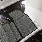 Carpet Stair Treads Set -Non-Slip, Skid Resistant, Washable, Reusable
