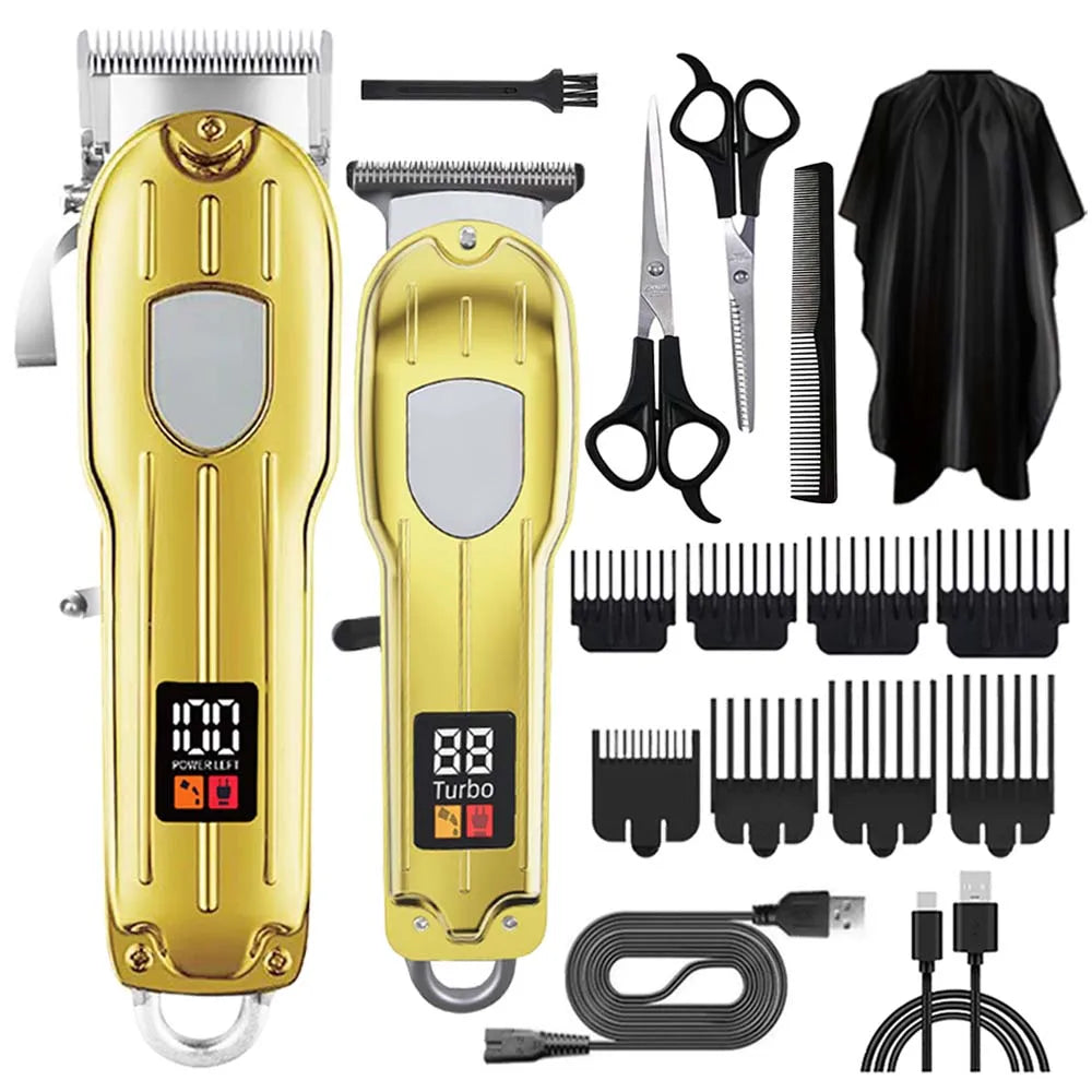 Hair Clippers Set for grooming hair, beards and pets