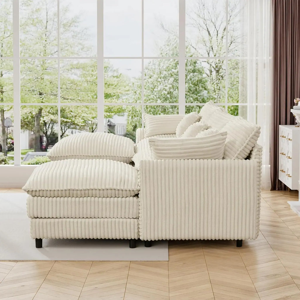 Sectional U Shaped Couches for Living Room