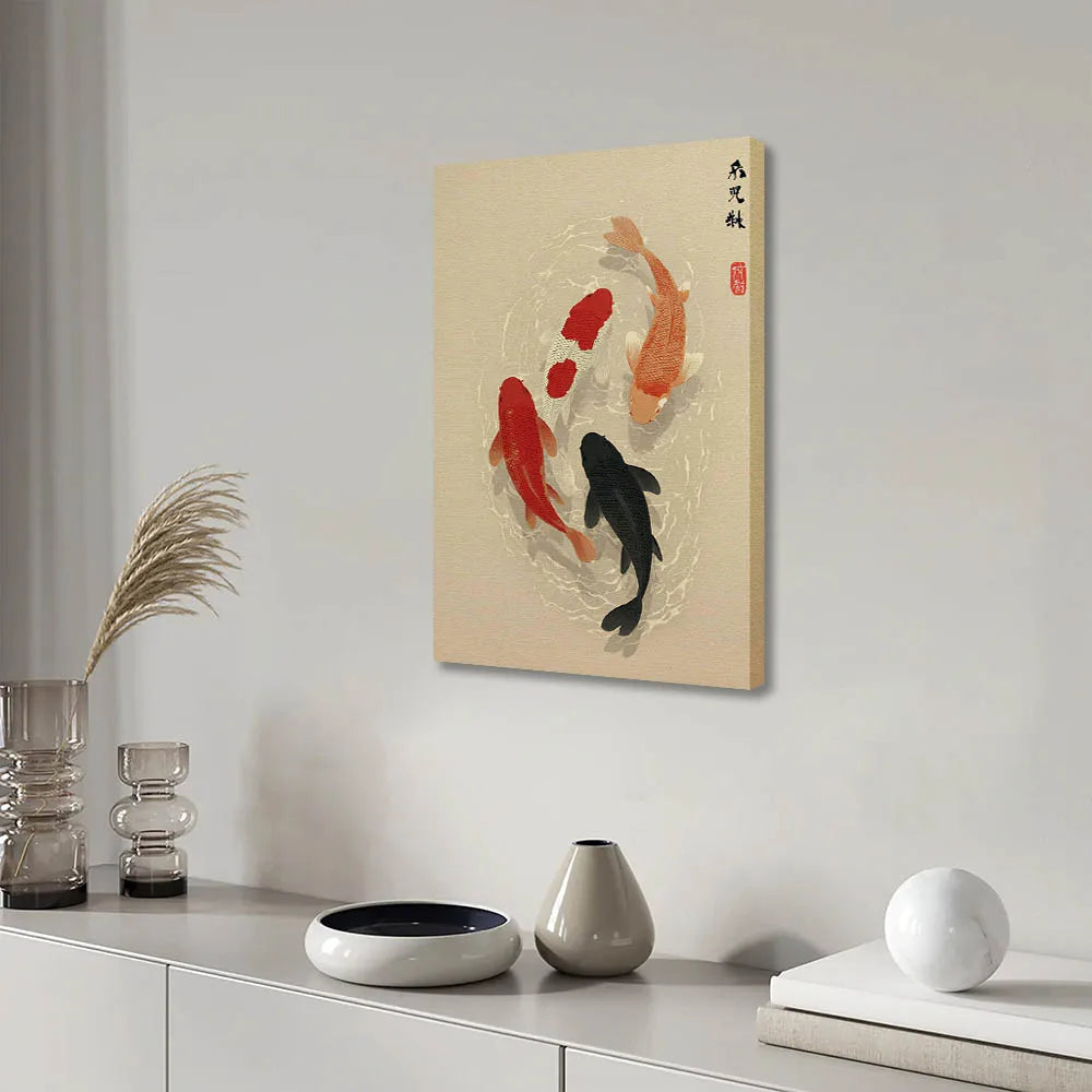 Japanese Koi Fish Poster