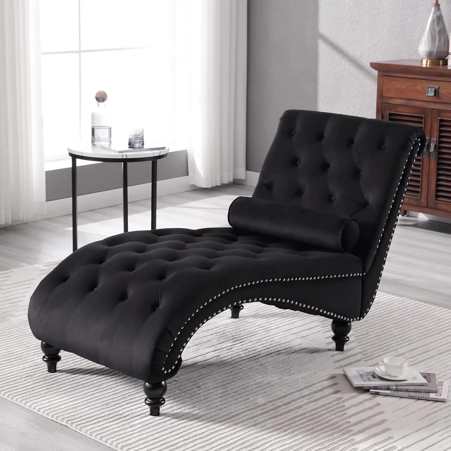 Velvet Chaise Lounge