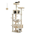 Large Cat Tree Tower With Scratching Posts.