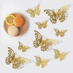 48pcs 3D Butterfly Wall Decor 4 Styles 3 Sizes