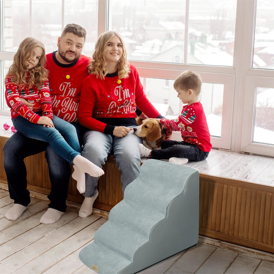 Pet Stairs for High Beds and Sofa Couch High-Density Sponge