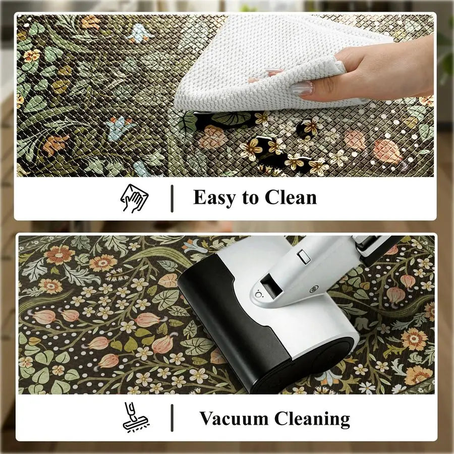 2 pc Anti Fatigue Mat Non Slip Waterproof Kitchen Rug