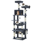 Large Cat Tree Tower With Scratching Posts.