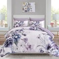 Floral Comforter Set Full Size 7 Piece