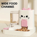 Pet large-capacity feeder integrated automatic water dispenser