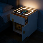 Smart Nightstand w/ Drawer & Safe