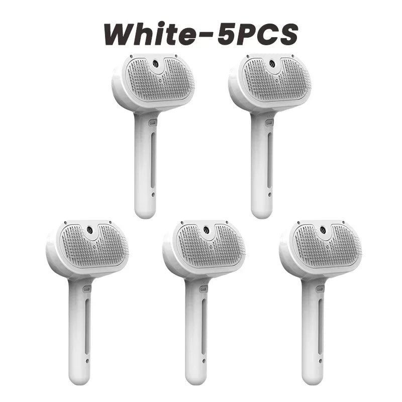 3 In 1 Pet Spray Grooming Comb, Steamy Floating One Click Hair Removal