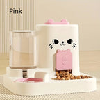 Pet large-capacity feeder integrated automatic water dispenser