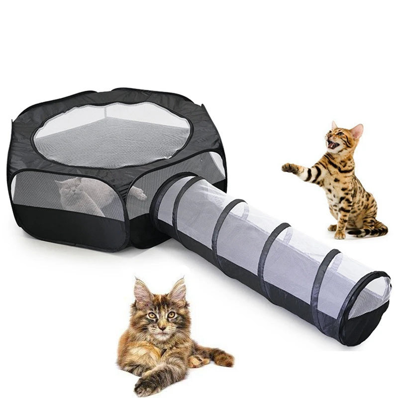 Small Animal Tunnel Cage, 2-in-1