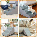 Pet Stairs for High Beds and Sofa Couch High-Density Sponge