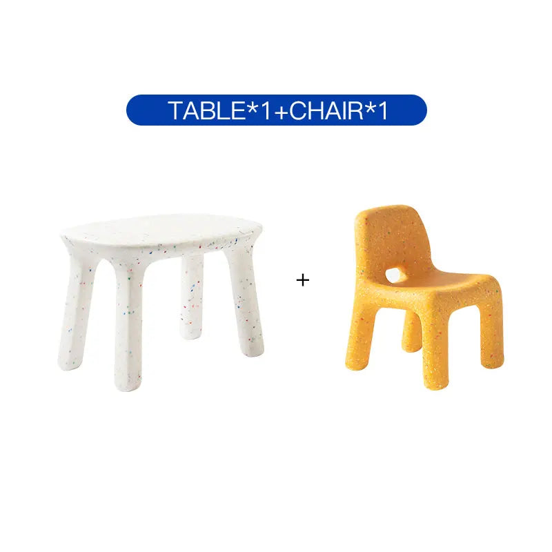 Kids Study Table And Chairs Set indoor/outdoor