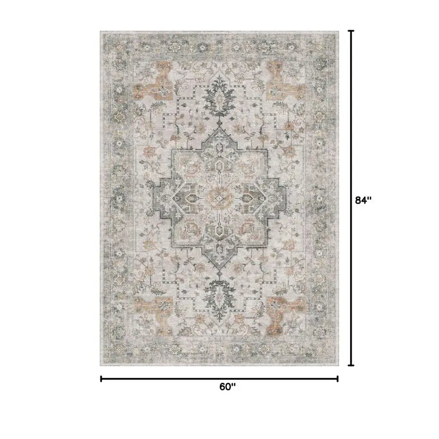Area Rug, Machine Washable Non Slip