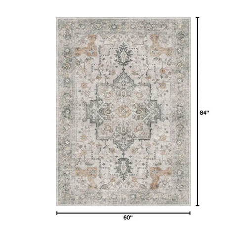 Area Rug, Machine Washable Non Slip