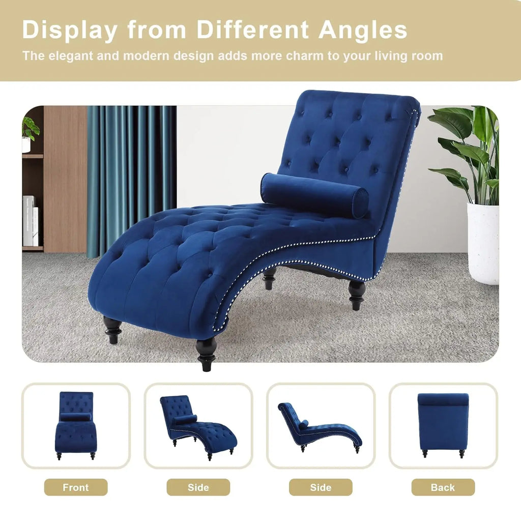 Velvet Chaise Lounge