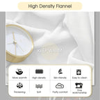 Skull and Angel Fleece Throw Blanket
