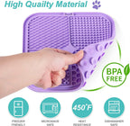 2-Pack Pet Lick Mat with Suction Cups