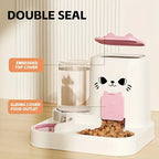 Pet large-capacity feeder integrated automatic water dispenser