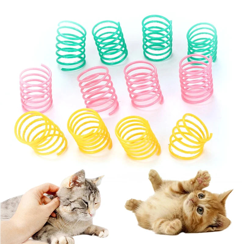 Coil Spiral Springs Cat Toys