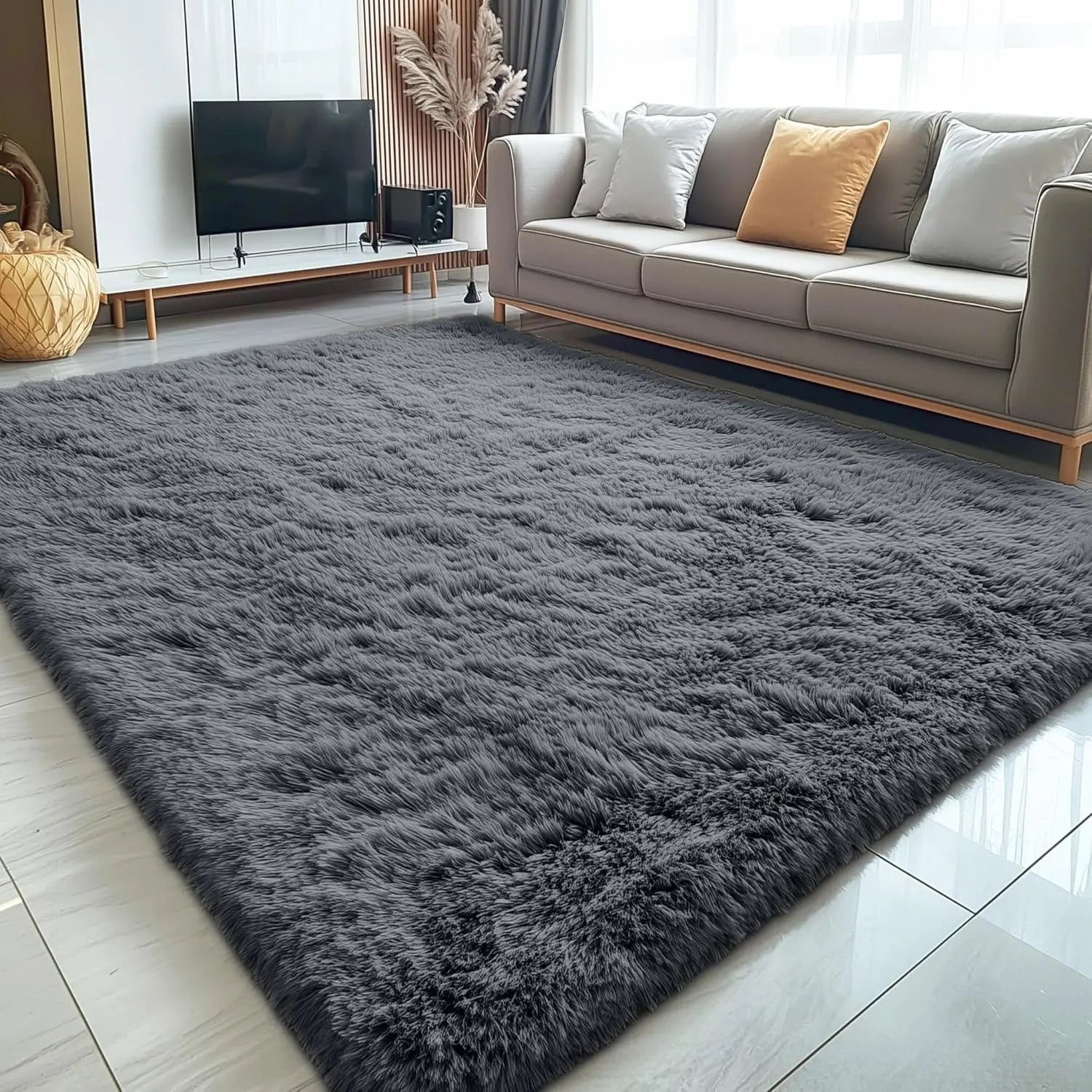 Washable Shaggy Area Rug