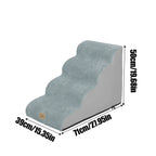 Pet Stairs for High Beds and Sofa Couch High-Density Sponge